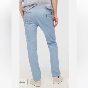 Men’s light blue J crew flex slim chino pants